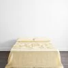 Limoncello 100% French Flax Linen Flat Sheet -Bed Series Store limoncello flat 01