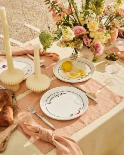 Limoncello 100% French Flax Linen Tablecloth -Bed Series Store lisa limoncello 3