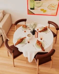 Rust 100% French Flax Linen Napkins (Set Of Four) -Bed Series Store maria table1 d5206346 bfd7 49db 94e2 500fc79060e7