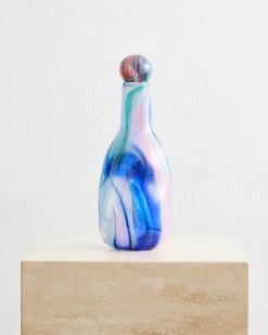 Upstate Handblown Mezcal Bottle In Kokomo