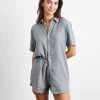 Mineral 100% French Flax Linen Short Sleeve Shirt -Bed Series Store mineral top 02