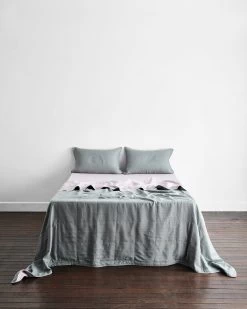 Mineral & Lilac Two-Tone Quilt -Bed Series Store minlil 2