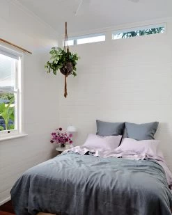 Mineral 100% French Flax Linen European Pillowcases (Set Of Two) -Bed Series Store minlilac 2ddb223d 218a 44c9 b2ad 7fa8be82898e