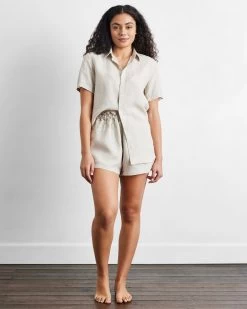 Oatmeal Short Sleepwear Set 7 Oatmeal Short Sleepwear Set -Bed Series Store oatmeal top 04 cabbd086 22bf 4960 8802 4b63d97dfa48