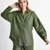 Olive 100% French Flax Linen Long Sleeve Shirt 1 Olive 100% French Flax Linen Long Sleeve Shirt -Bed Series Store oli 04 710f9576 4052 4103 a0fe eac7c3a82a09