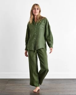 Olive Long Sleepwear Set 6 Olive Long Sleepwear Set -Bed Series Store oli 05 f14bb2d5 cf00 4b03 8994 47b0d32642d1