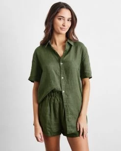 Olive Short Sleepwear Set