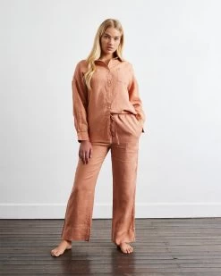 Hazelnut Long Sleepwear Set 7 Hazelnut Long Sleepwear Set -Bed Series Store pants 01 43e8e91b 81b7 4b38 8059 f2e811396468