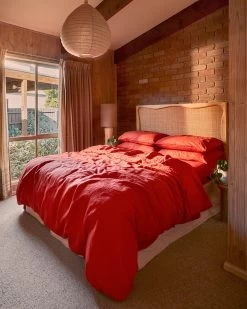 Paprika 100% French Flax Linen Fitted Sheet -Bed Series Store paprikabundle image 4ba0d632 5748 47e4 bd23 6476ad3a627d