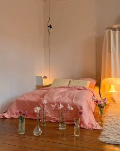 Peach 100% French Flax Linen Duvet Cover 10 Peach 100% French Flax Linen Duvet Cover -Bed Series Store peach bedding 9c135f42 3a8d 469f 8885 37de4829cb0c