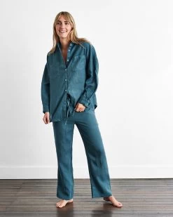 Petrol Long Sleepwear Set