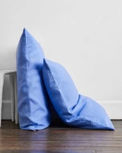 Wildflower 100% French Flax Linen Pillowcases (Set Of Two)