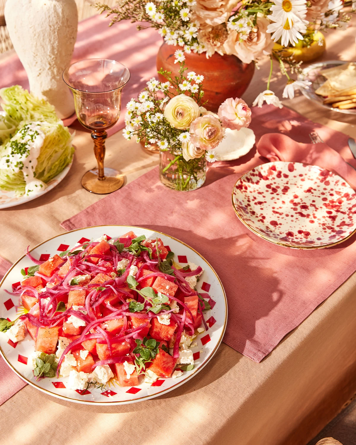 Pink Clay 100% French Flax Linen Placemats (Set Of Four) 4 Pink Clay 100% French Flax Linen Placemats (Set Of Four) - Image 2