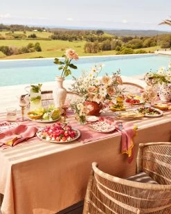 Pink Clay 100% French Flax Linen Placemats (Set Of Four) 11 Pink Clay 100% French Flax Linen Placemats (Set Of Four) -Bed Series Store pink02