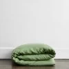Pistachio 100% French Flax Linen Duvet Cover 1 Pistachio 100% French Flax Linen Duvet Cover -Bed Series Store pistachio 04
