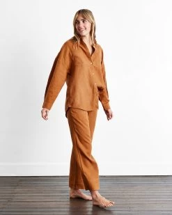 Rust Long Sleepwear Set -Bed Series Store rust 04 35bbbd1f 8331 4381 916f 79f76234ba32