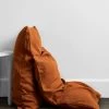 Rust 100% French Flax Linen Pillowcases (Set Of Two)