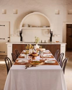 Rust 100% French Flax Linen Placemats (Set Of Four) 12 Rust 100% French Flax Linen Placemats (Set Of Four) -Bed Series Store rust1