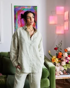 Sage Long Sleepwear Set