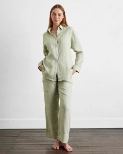 Sage Long Sleepwear Set 7 Sage Long Sleepwear Set -Bed Series Store sage shirt 04 e524cd41 3897 4d4c 929e 31d0a66535bd