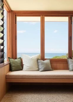 Sage 100% French Flax Linen European Pillowcases (Set Of Two) -Bed Series Store sageeuro