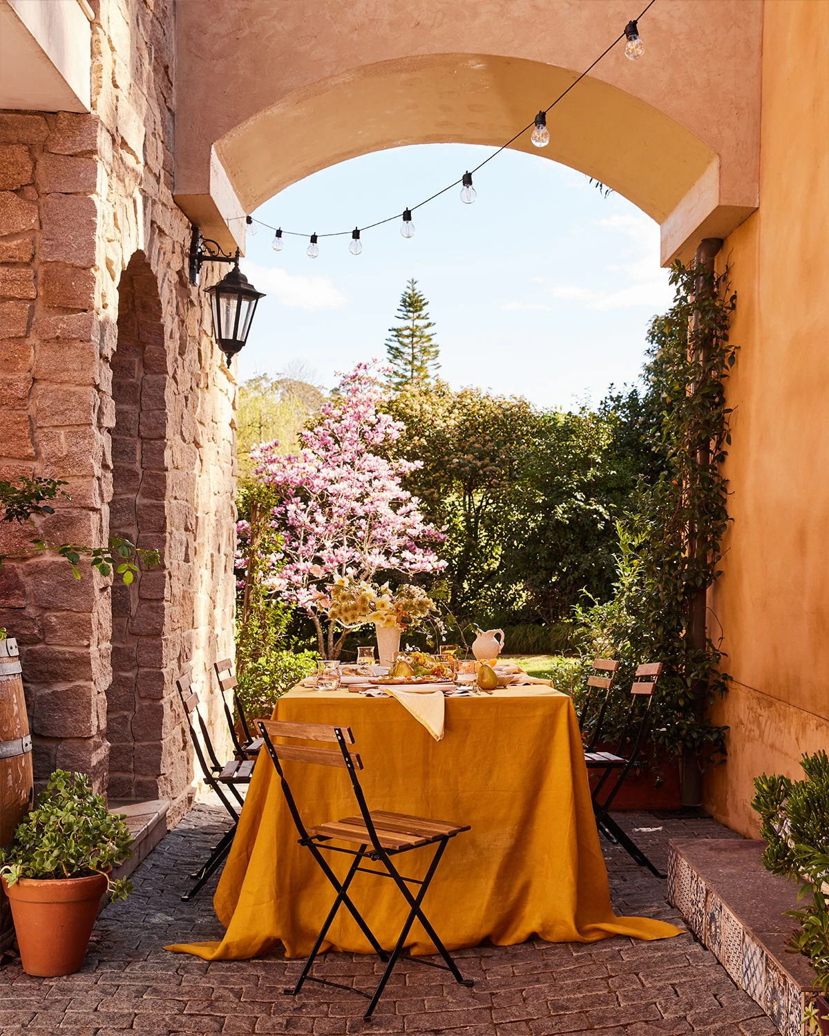 Limoncello 100% French Flax Linen Napkins (Set Of Four) 6 Limoncello 100% French Flax Linen Napkins (Set Of Four) - Image 4